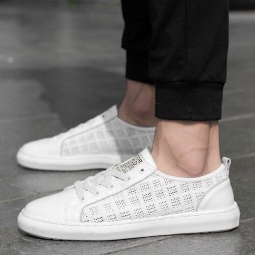 Fashion mesh shoes men summer Mens Casual Shoes lace up Sneakers Breathable Comfortanle Shoes comfortable outdoor Man Shoes