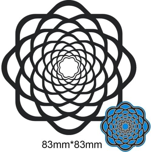 83*83mm A piece Flower Metal Cutting Dies for 2020 New Stencils DIY Scrapbooking Paper Cards Craft Making Craft Decoration