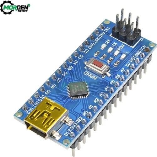 CH340 Version NANO V3.0 ATMEGA328P-MU Mini Chip Mini USB Controller CH340G Replaces FT232RL Compatible for Arduino USB Driver