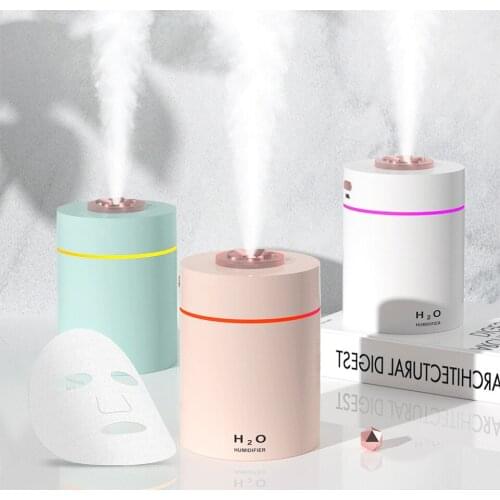 Mini Cool Mist Air Humidifier 240ML Cherry Blossom Humidifier Diffuser H2O USB Powered Office Bedroom