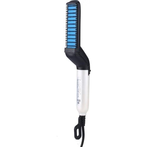 Multifunctional Hair Comb Brush Quick Beard Straightener Curling Curler Show Cap Men Beauty Hair Styling Tool Dropshipping