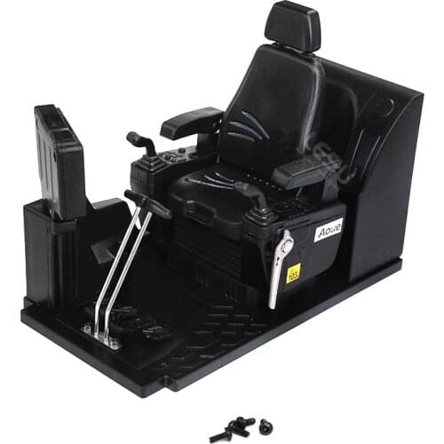 1/14 Simulated Excavator Seat Model, Model Cab Interior, Model Seat Can Be Installed with Switch 120mm*60mm*90.6mm