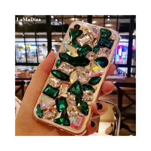 Fashion Bling Crystal Diamond Case Cover For Samsung S8 S9 S10 Plus S7 edge Note9 Note8 Note10 Glitter Rhinestone Soft Cover