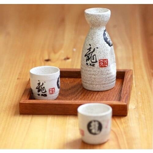 White wine Japanese style clear jug sake China ceramic bar set wine gift daily use