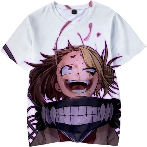 Novelty 3D anime Boku No My Hero Academia boy/girls T Shirt Cartoon Graphic Children Clothes Cosplay Costume mens Casual tops