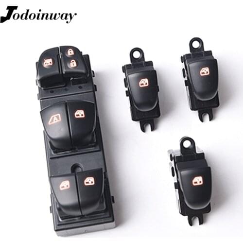 Car Window Control Switch Auto Glass Roll Up Down Button LED Electronic Window Master Lifter For Nissan Qashqai J11 X-trail T32