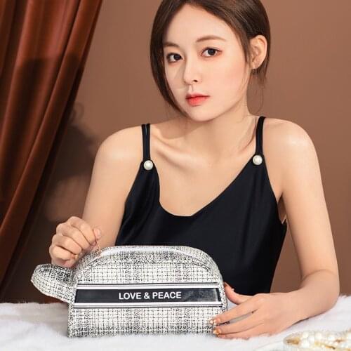 Portable Travel Cosmetic Bag Fashion Women Makeup Pouch New Cosmetics Handbag Neceser Mujer Make Up Bag Beauty Bag Toiletry Bag