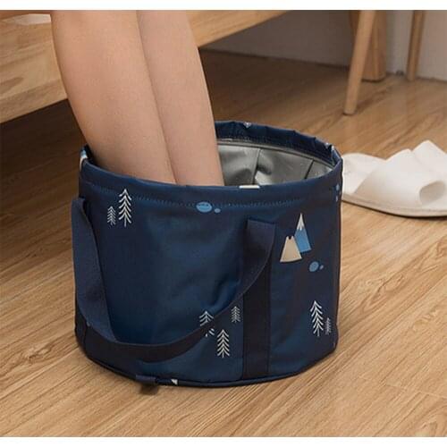 Portable washbasin washing bag multifunctional outdoor fish tank household basin travel folding water basin foot basin