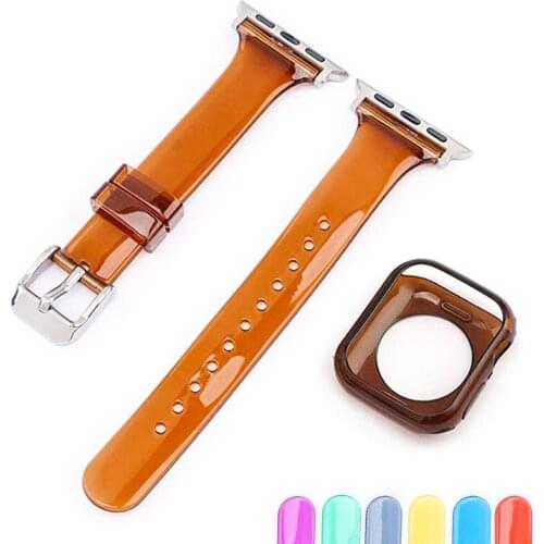 BEAFIRY Watchband for Apple Watch Band 40mm 44mm Silicone Rubber Strap for iwatch SE 6 5 4 3 38mm 42mm Smartwatch Black Blue