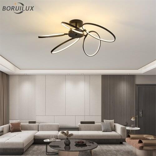 Remote Control Modern New LED Chandeliers Lights For Living Room Restaurant Bedroom Apartment Kitchen Loft Lamps Indoor Lighting