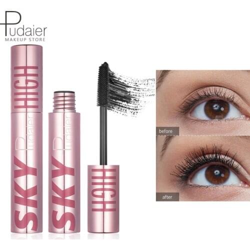 Pudaier 4D Sky Mascara Volume Waterproof Lash Extensions Makeup Silk Graft Growth Fluid Professional Rimel for Eye Cosmetic
