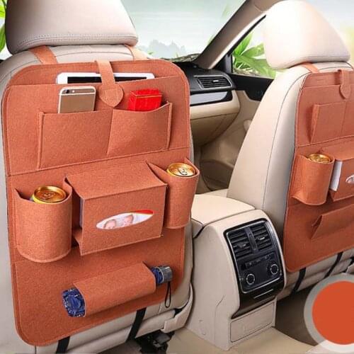 Universal Car Seat Back Storage Bag Auto Car Back Seat Hang Multi-Pocket Organizer Auto Seat Accessories Bag Phone bag