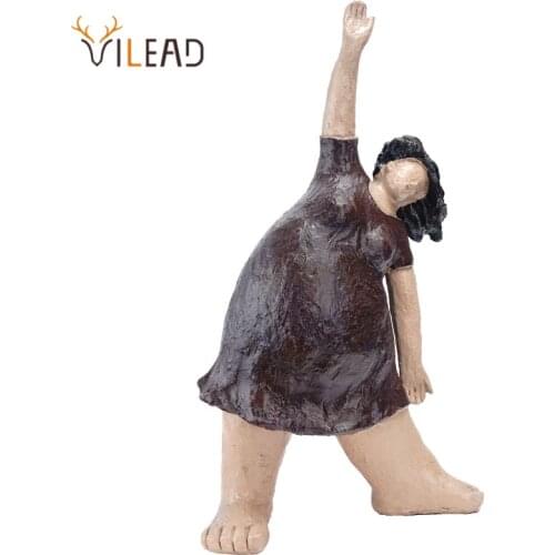 VILEAD Original Design Abstract Woman Figurines Modern Art Statue Decor for Interior Office Living Room Desk Home Decoration
