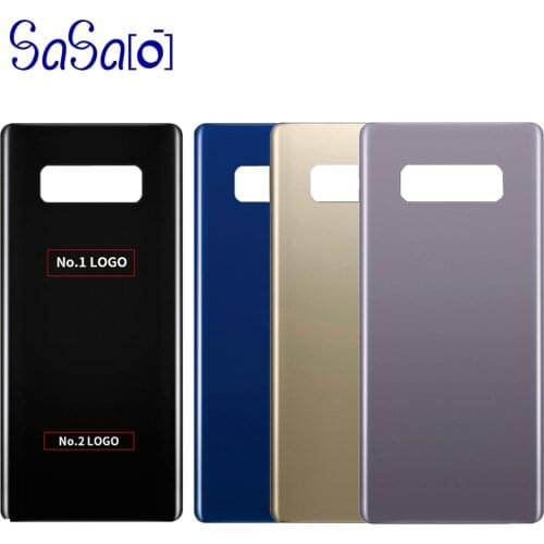 10Pcs Back Glass Replacement parts For Samsung Galaxy Note 8 Note8 N950 Battery Cover Rear Door Housing Case + Adhesive Sticker