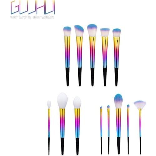 3/5Pcs Makeup Brushes Tool Set Cosmetic Powder Eye Shadow Foundation Blush Blending Beauty Make Up Brus