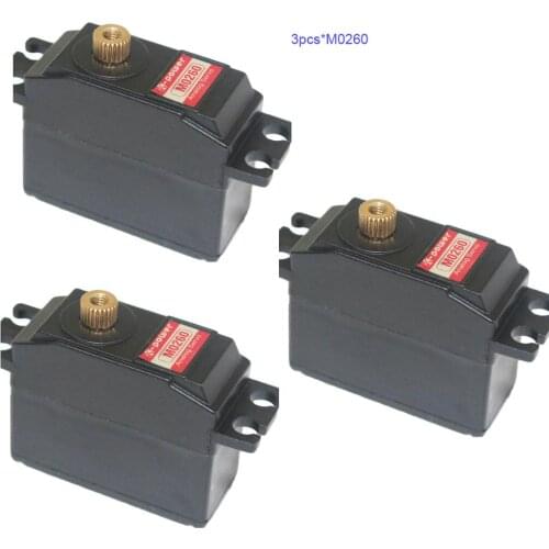 3PCS K-power M0260 4kg torque Micro metal gear servo/Analog RC servo for RC airplane/car/boat/helicopter