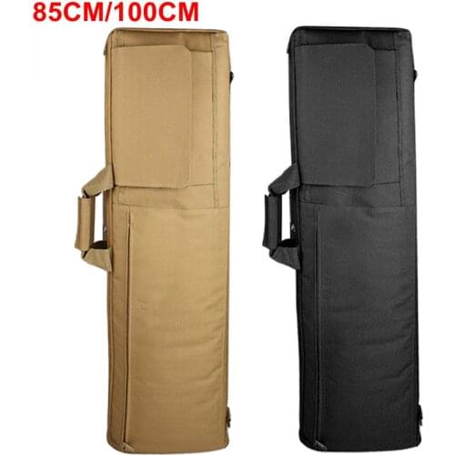 85cm/100cm Outdoor Tactical Nylon Rifle Case Camping Hunting Shooting Survival Gear Gun Bag Shoulder Shoulder Hunting Bag