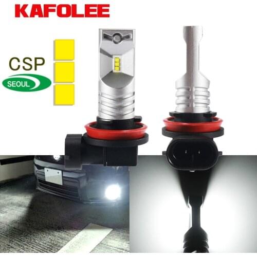 KAGOLEE Car Light 2 Pcs Led H11 H8 H9 9005 HB3 H10 H16JP 9145 9140 9006 HB4 Car Fog lamp Bulbs 3600lm CSP Y19 12V 24V