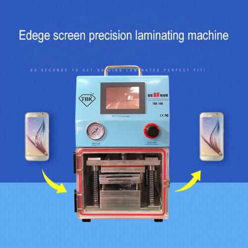 TBK-108 OCA laminating machine desktop 3 in 1 multi-functions Edge Screen Refurbish Layer or iPhone Samsung with 5 moulds