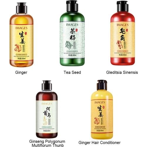 Ginger Polygonum Saponaria Tea Seed Hair Care Shampoo Gentle Nourishing Extract Plant Essence Anti-dandruff Shampoo Rp