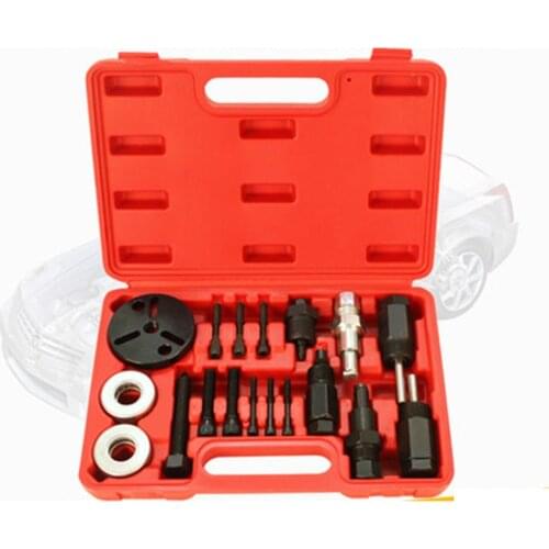 18pc Automotive Air Conditioning Compressor Clutch Removal Tool Car ac Pump Repair Repair Manual Set Tool