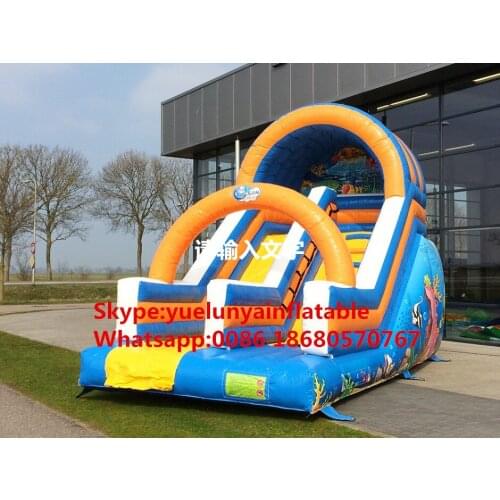 China Guangzhou) manufacturers selling inflatable slides,Animal Paradise Slides KY-682