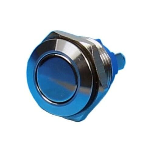 High/Flat/Shape head Momentary 16mm Nickel Plated Brass Push Button Switch