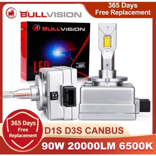 90W 20000LM D1S D2S D3S D4S 1:1 Mini Car LED Canbus Headlight Bulb D2R D5S D8S 6000K White HID Auto Bulb Lamp Conversion Kit
