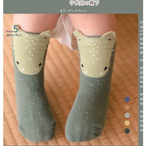 Seven&mami 5 Pairs/lot Spring Socks For Newborns Baby Cute Cartoon Socks For Girls Thick Soft Cotton Boy Child Socks Infants