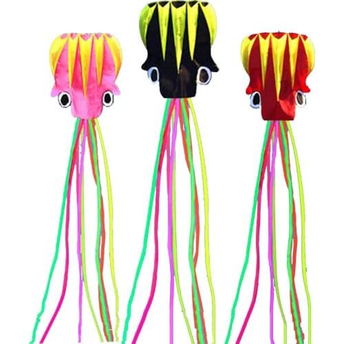 Whole Sale Hotsell 5.5 m Octopus Single Line Stunt Software Power Kite With Handle and Line Good Flying Factory Outlet