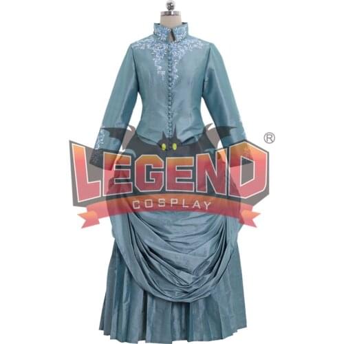 Bram Stokers Dracula Mina cosplay costume green medieval fancy dress custom made