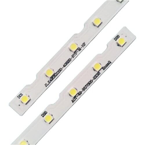 TVs LED Array Bars For Samsung UE49NU7305 UE49NU7370 UE49NU7372 UE49NU7379 LED Backlight Strips Matrix Lamps Lens Bands AOT_49