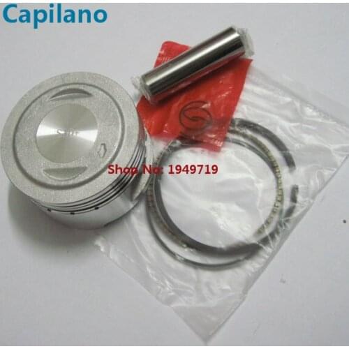 Motorcycle YBR150 YBR125 piston kit with piston ring modified to big bore YBR180 for yamaha 150cc YBR 150 bore 62mm+ STD+ type