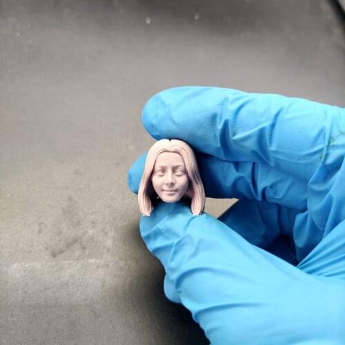 Blank 1/12 Scale Beautiful Girl Dilraba Head Sculpt Unpainted Fit 6" ML Figure