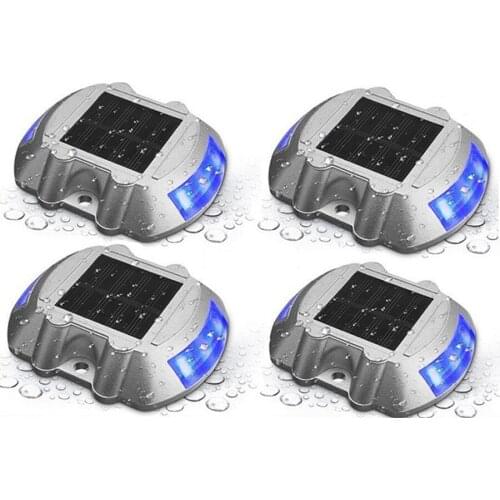 Super Bright Solar Deck Lights Path Road LED Light Waterproof Wireless Outdoor Warning Step Road Stud Lights