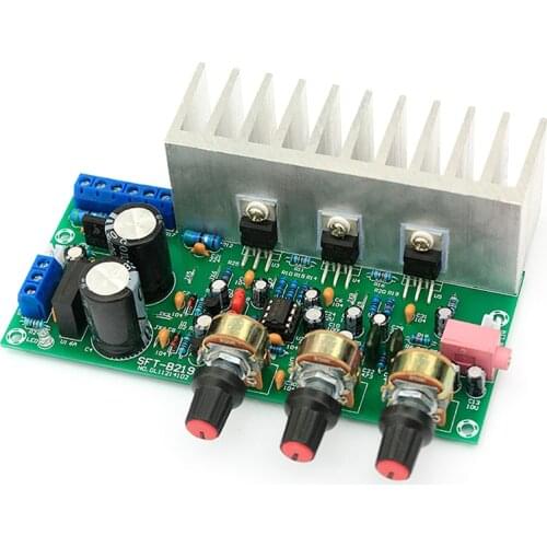 SOTAMIA TDA2050 TDA2030 2.1 Amp Subwoofer Amplifier Audio Board 2x15W+30W Amplificador Hifi Power Amplifiers Smart Home