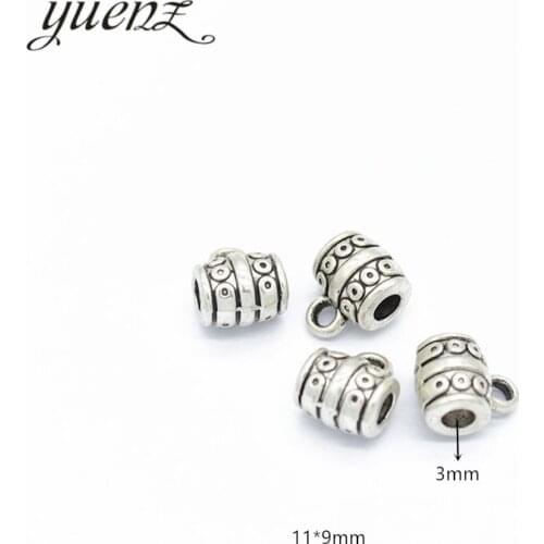 YuenZ 10pcs Tibetan silver Beads European Fit for Women Charm style Bracelets Necklace DIY Metal Pendant Jewelry Making R65