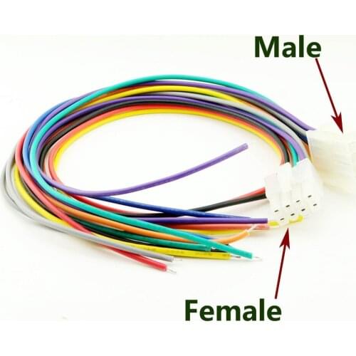 10pcs ATX 8 Pin 2 X 4 Pin Male & Female Motherboard CPU EPS Power Supply Adapter Cable 30cm