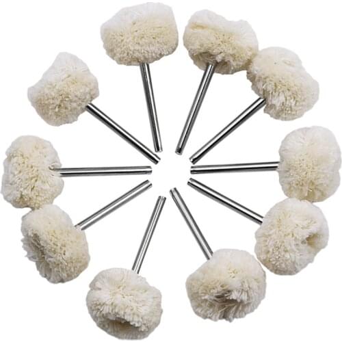 10pcs Polishing Wheel Buffing Pad Brush Set Dremel Accessories for Rotary Tools