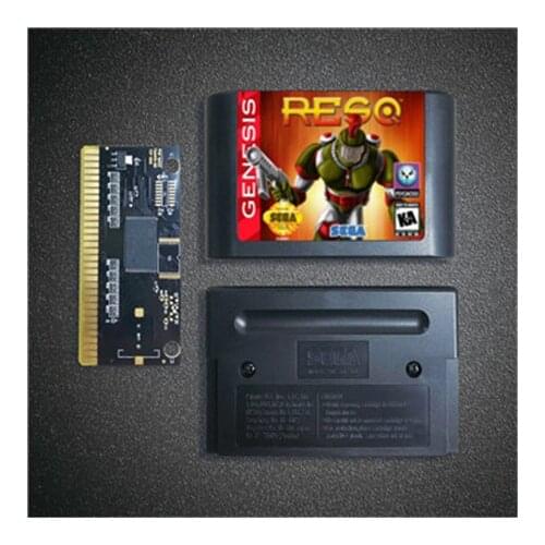 Resq - 16 Bit MD Game Card for Sega Megadrive Genesis Video Game Console Cartridge