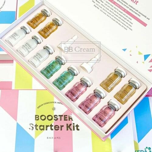 8ml Korean Cosmetics BB Cream Glow Stayve Ampoule Kit Meso White Brightening Serum For Whitening Acne Microneedles Mesotherapy