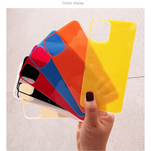 9H Tempered Glass Mobile Phone Back Films for iphone 11 Pro 12 Pro Max X XS MAX XR Phone Back Full Cover Film Protector