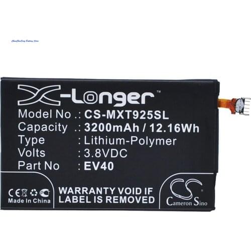 Cameron Sino 3200mAh Battery EV40, SNN5913A for Motorola Droid Razr HD, Droid Razr MAXX HD, XT926