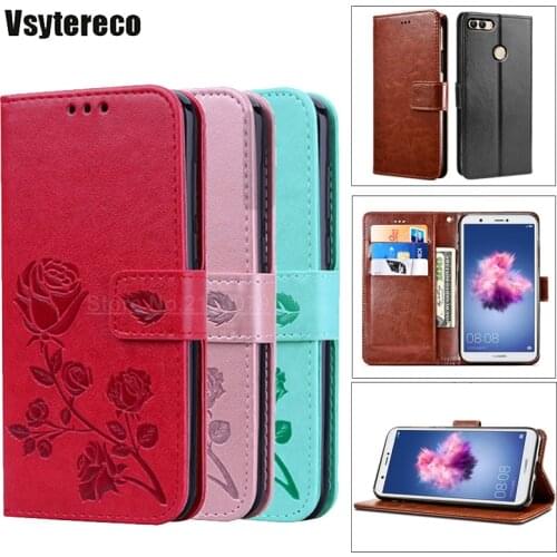 Phone Case for funda Huawei P Smart 2018 FIG-LX1 (Enjoy 7S) Cover Flip Wallet Case for etui na telefon Huawei P Smart 2018 Case