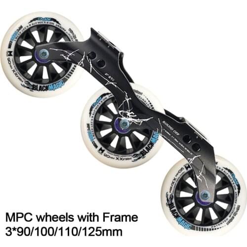MPC Wheels Speed Inline Skates Base 3*90/100/110/125mm MPC Wheels with Lightning Frame for Roller Skates