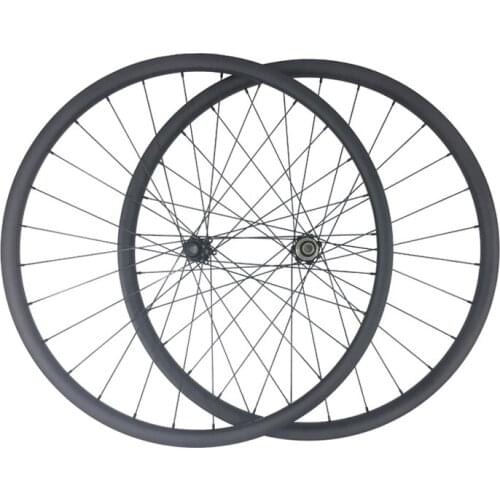 1360g 26er MTB XC Tubeless 35mm x 25mm Carbon Wheels Hookless Novatec 411 412 6 Bolt D411SB D412SB Mountain Bike 26inch Wheelset