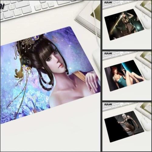 XGZ Sexy Fashion Girl Wallpaper Mouse Pad Rubber Soft Non-slip Durable Suitable for Home Office Computer Desk Laptop Mousepads