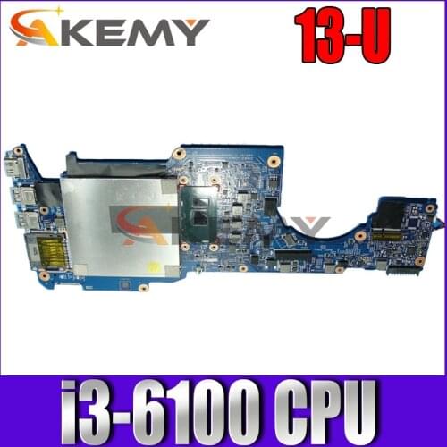 For HP Pavilion X360 13-u Laptop Motherboard 15256-1 448.07M06.0011 With SR3EU i3-6100u 2.30GHz CPU DDR4 MainBoard 100% Tested