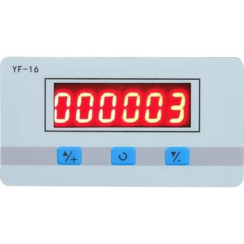 Mini LCD Digital Counter Module AC5V~24V Electronic Totalizer with NPN and Signal Interface 1~999999 Times Counting