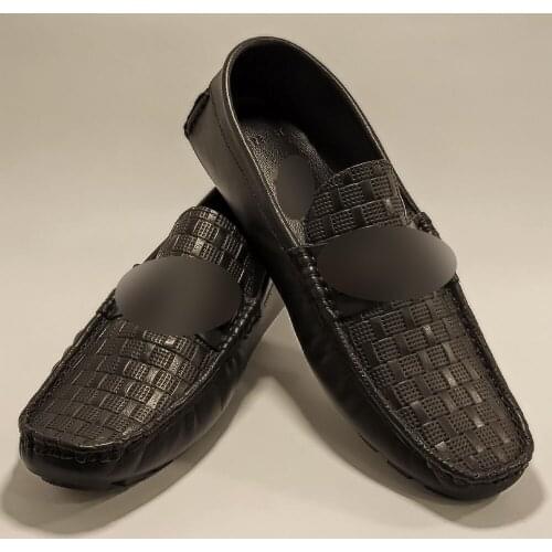 Men Casual Shoes High Quality % 100 Genuine Leather Moccasins Loafers Comfortable Breathable Slip-On Famous Luxury Brand